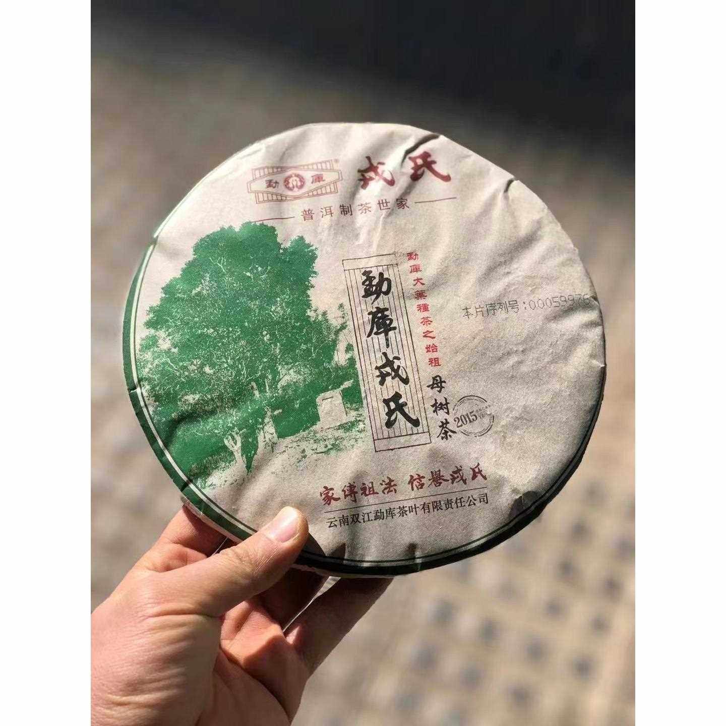 母树茶普洱生茶2015年冰岛古树茶500克饼茶