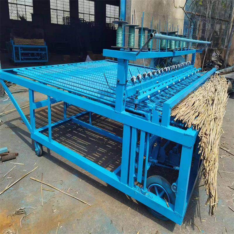 全自动草编机 1草帘子SPV编米织机 .5蒲草电动稻草帘编织机
