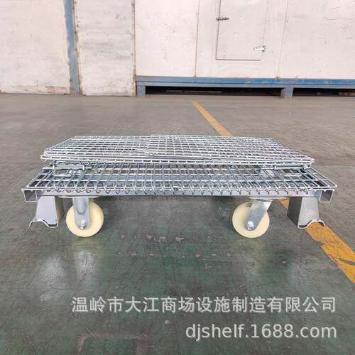 定D1-JL制现货蝴铁框万向轮带子制品笼移动重型轻型铁笼轮脚轮仓