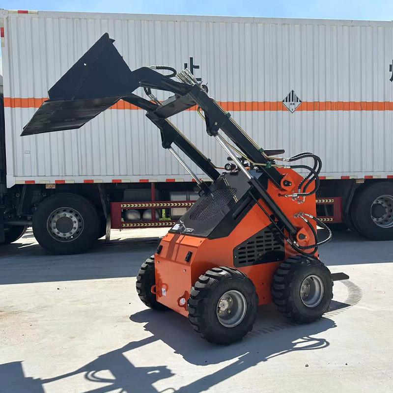 Skid eer oader HT380轮式262滑移装载机燃油农四家驱用用装载机