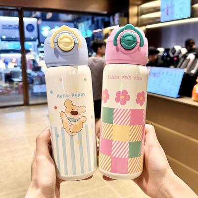 杯子高级感轻奢高颜值可爱水杯女生超萌2025新款女士保温杯大容量