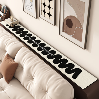 沙发后置物架桌垫硅藻泥吸水超窄长条盖垫柜桌沙发后书架夹缝桌布