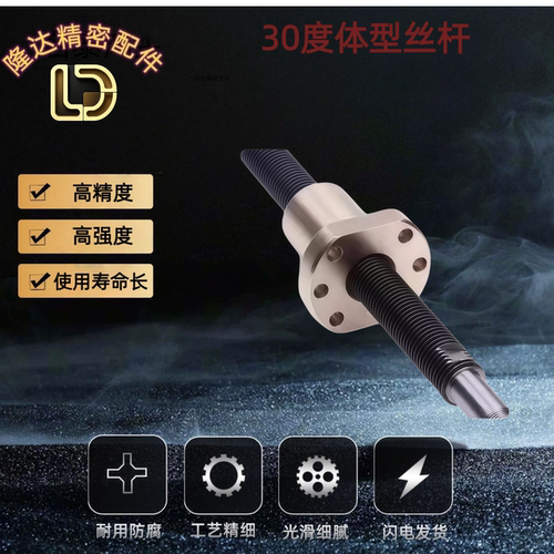 MTSRA MTSBRA RMTSRA MTSTRA MTSRB MTSBRB30度梯形丝杠 一端台阶