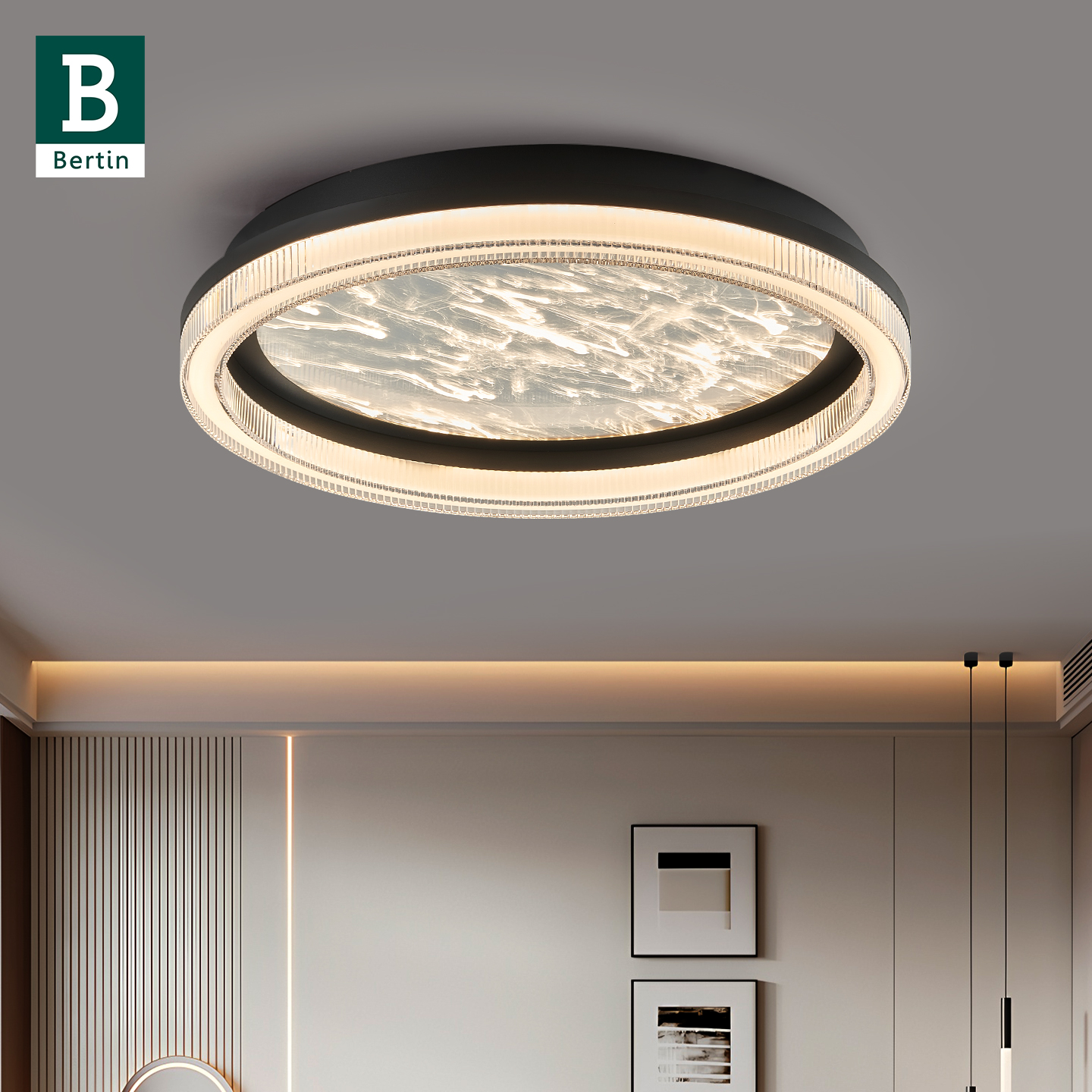 柏丁意式轻奢卧室吸顶灯