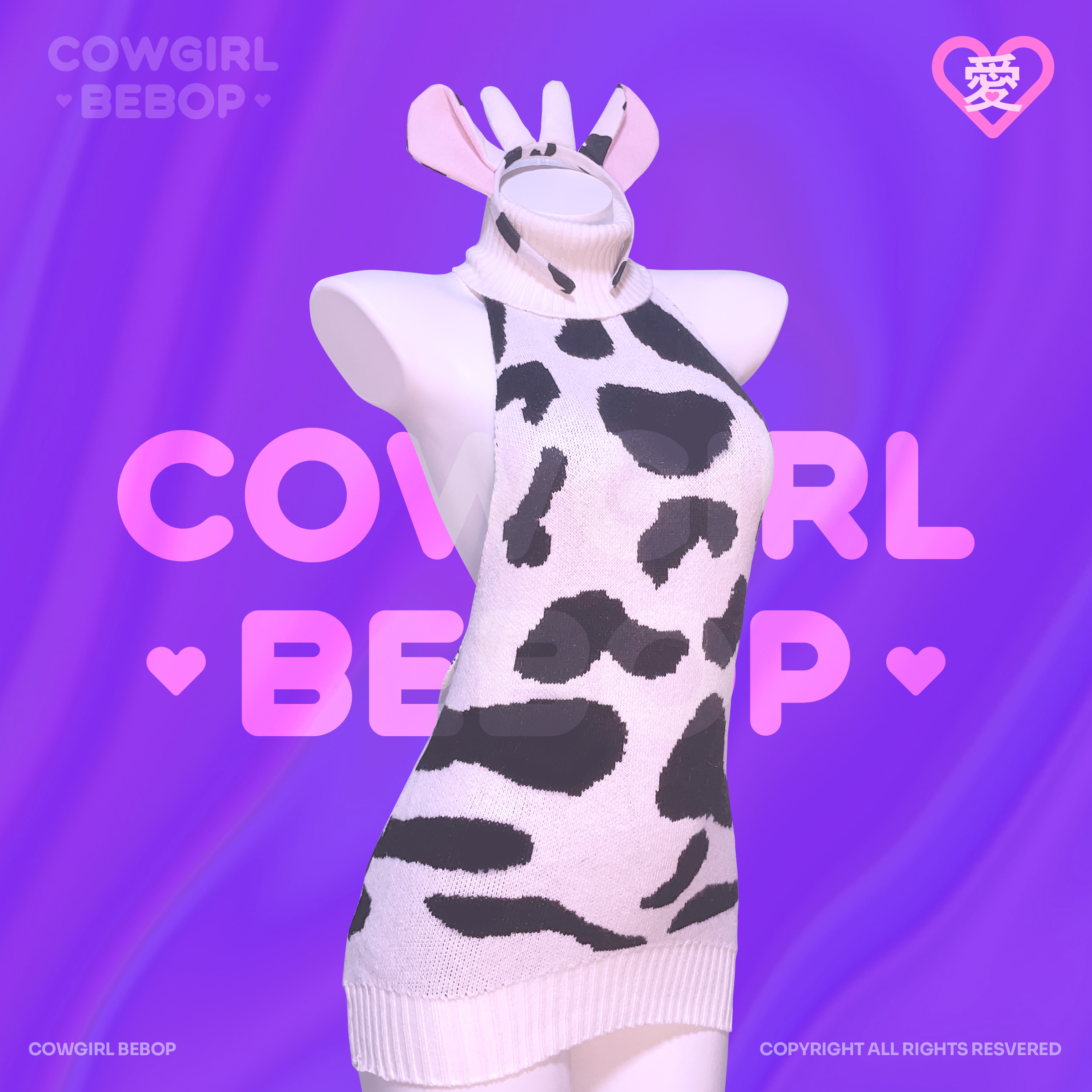 奶牛连身裙COWGIRLBEBOP包臀