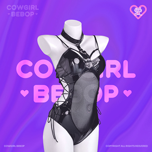 清仓活动价[午夜迪斯科]cosplay性感另类绑带漆皮字母内衣套装