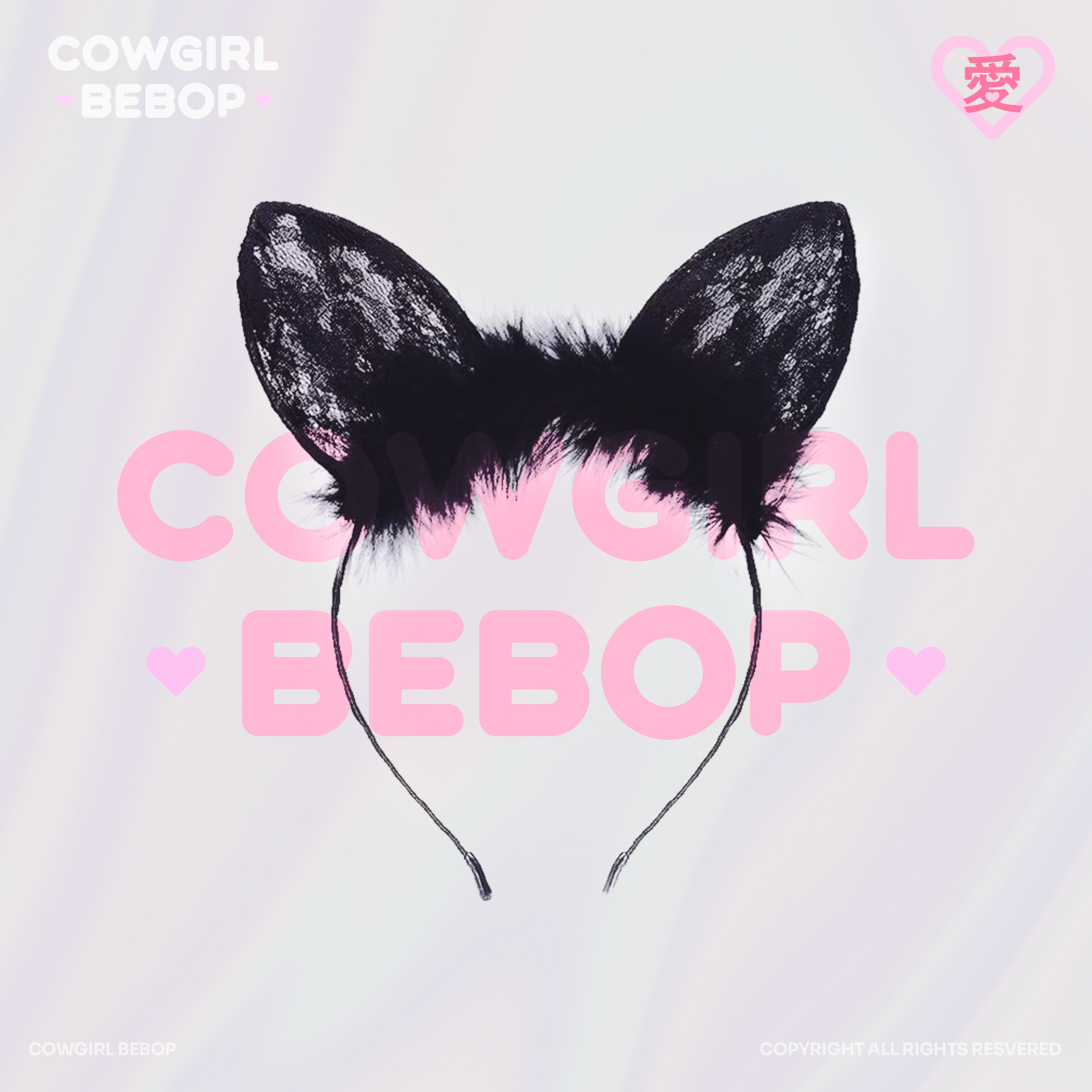 白色兔耳朵毛绒发箍女毛茸茸洗脸可爱猫咪发卡毛私房情趣头箍头饰