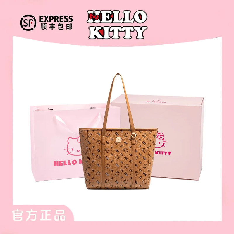 HelloKitty凯蒂猫正品托特包大容量通勤单肩包百搭学生手提电脑包