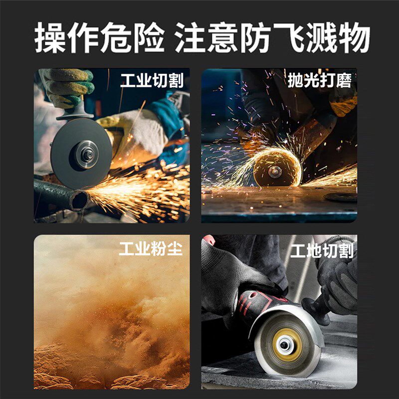 护目镜劳保防飞溅专用骑行防风眼镜防灰尘不起雾切割重度粉尘硅胶