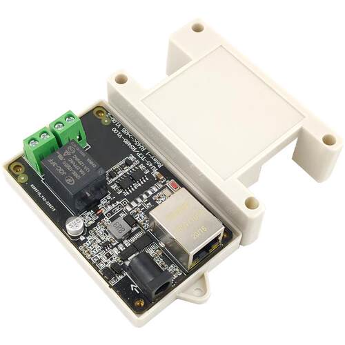 Modbus TCP RTU 1路网络继电器  MQTT SNMP TCP/IP RJ45 json
