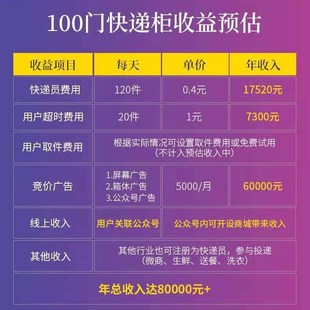 快递柜心甜智能柜递易递管家小区自提柜丰巢快递云柜扫码寄存柜