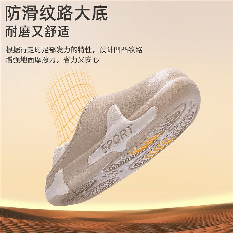 精选防水棉拖鞋男士外穿秋冬季2025新款室内家居防滑防臭厚底毛绒