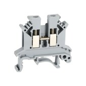 精选UK导轨式 接线端子UK2.5b双层电压电流保险接地端子排3N