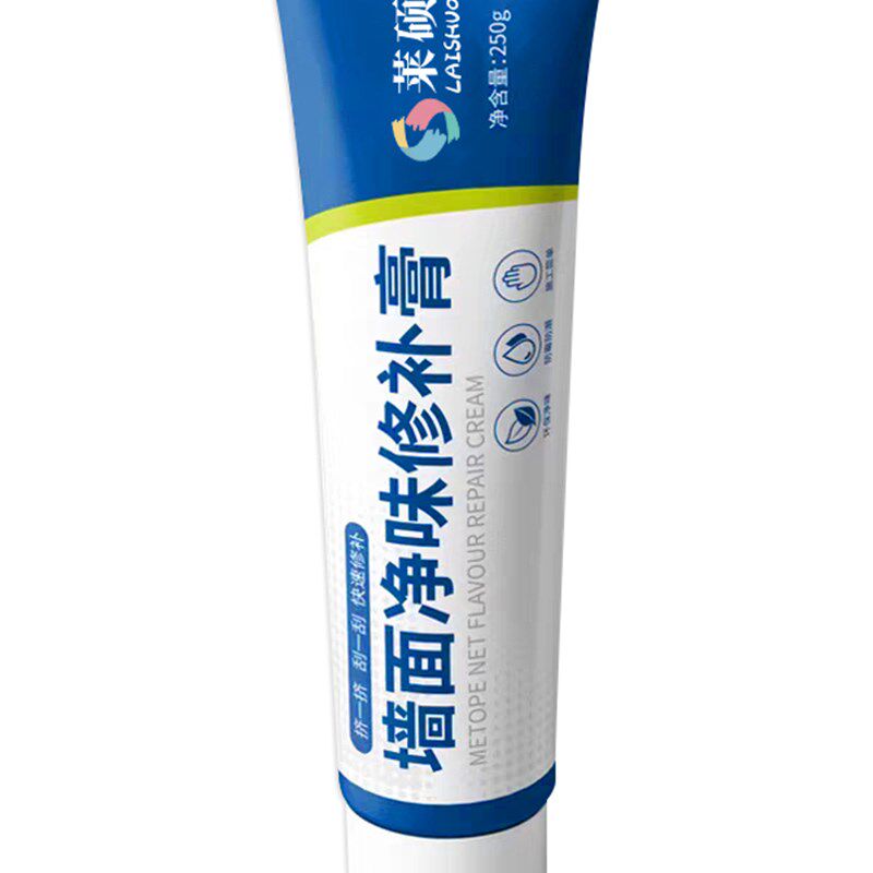 莱硕修补膏防水免漆补墙膏白色家用腻子裂缝修覆防霉乳胶漆翻新