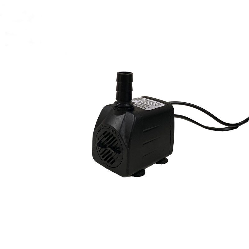 流水水景喷泉专用水泵配件自循环鱼缸潜水泵超静音LED灯抽水泵