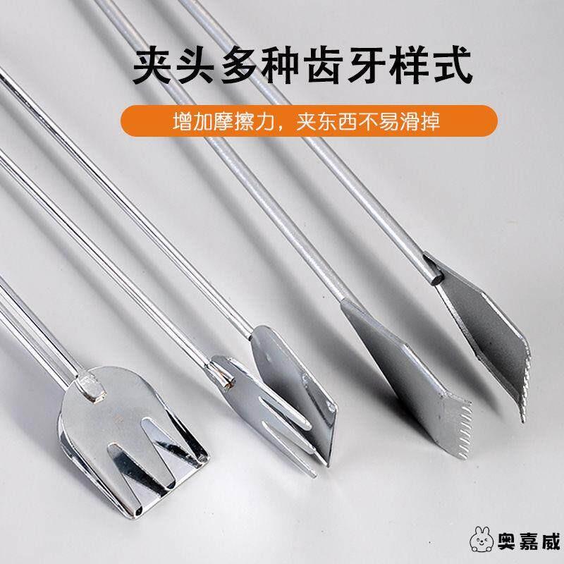 户外烧烤专用碳夹子碳夹不锈钢食品夹厨房商用夹子面包馒头熟食夹