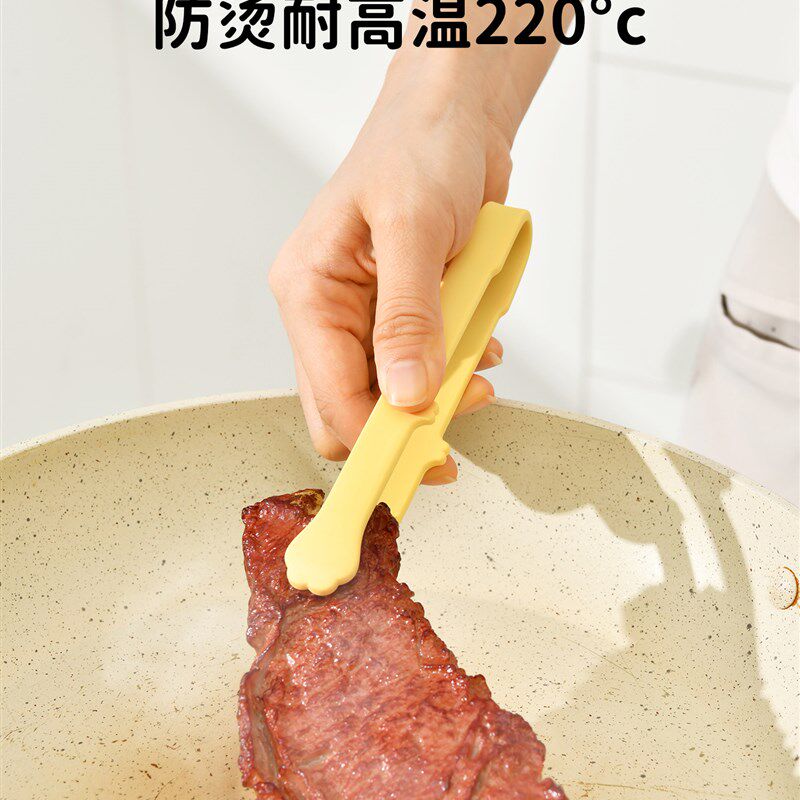 卡罗特猫爪食品夹沙拉夹水果防烫夹辅食甜点零食夹子不脏手冰块夹