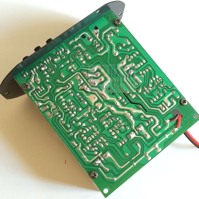 包邮V608A 12V/220V功放板 8寸10寸12寸高低音大功率车载插卡炮芯
