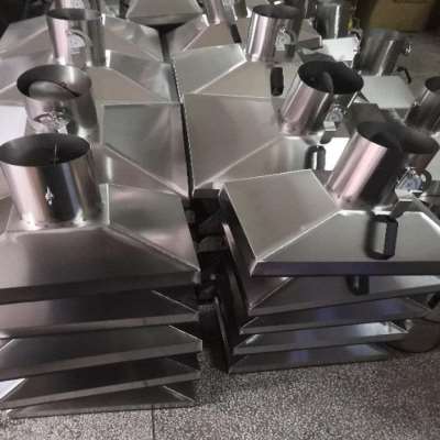 定做工业焊接不锈钢吸烟罩废气通风除尘方形圆形集气罩注塑机排烟