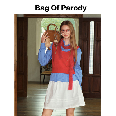 Bag Of Parody 巨好看的包包女式2025新款保龄球贝壳包斜挎小包