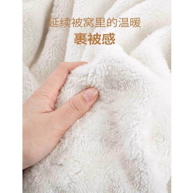 北极绒里卫衣外套女冬季内加绒加开 xj-白灰秋衫羊羔毛2024新款爆