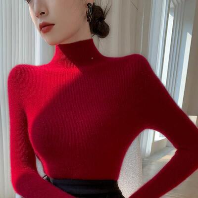 一线衣缝一针体高领打底衫无女秋冬内搭性感织新款百YOGR-826搭成