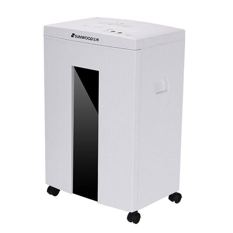 三木(SUNWOOD)S19碎纸机5级保密单次10张持续40分钟21L可碎纸光盘
