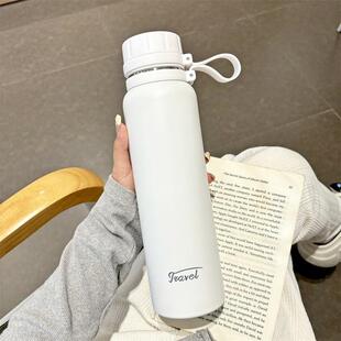 保温杯女款成人简约大号大容量杯子女生高颜值初中生学生男士水杯