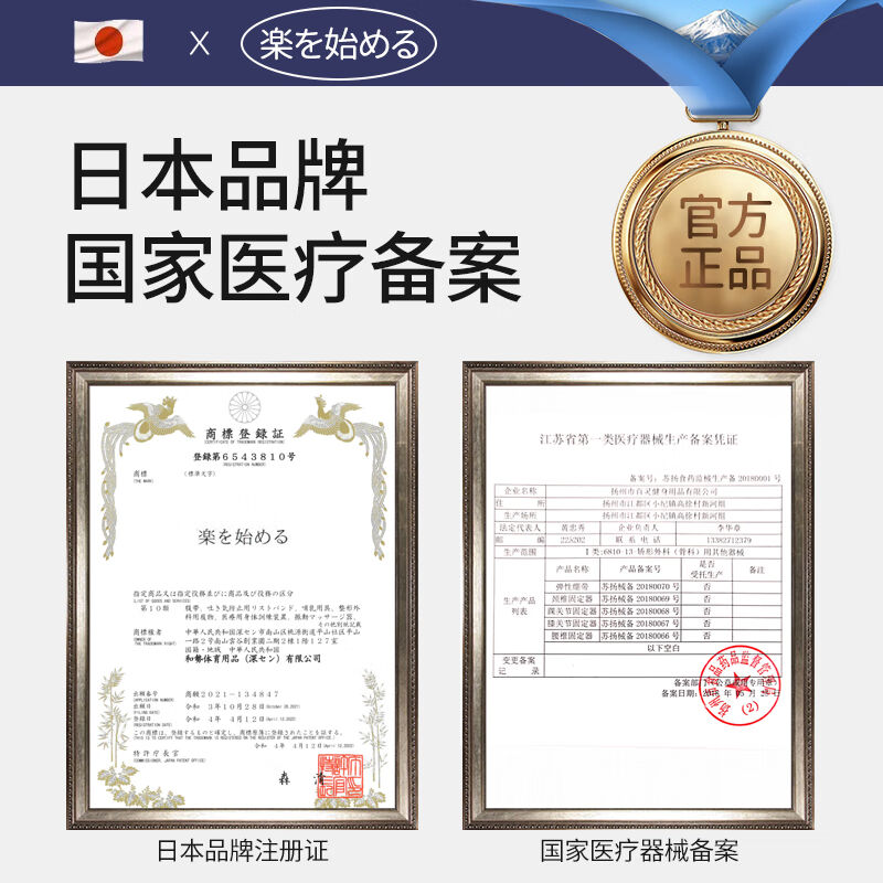 启享日本品牌驼背矫正器男女成人专用挺胸直背背部矫姿带