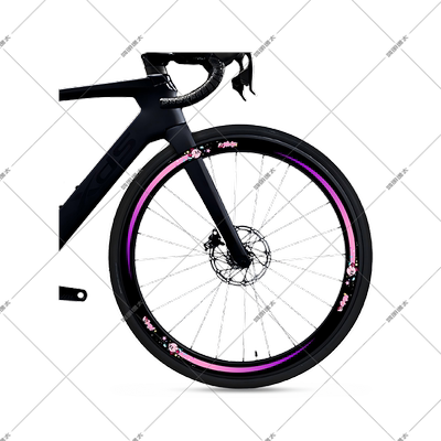 适用于喜德盛AD350 AD300 改装配件轮毂贴装饰防水贴花轮组涂装