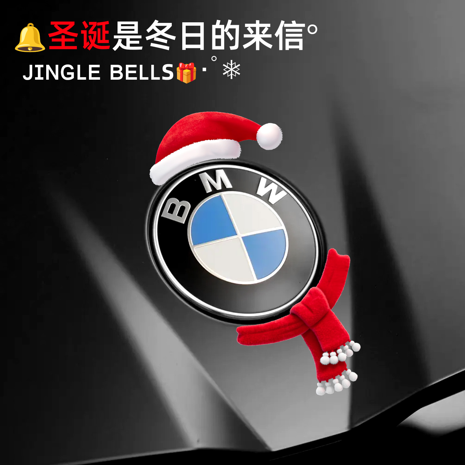 BMW宝马车标装饰贴防水贴