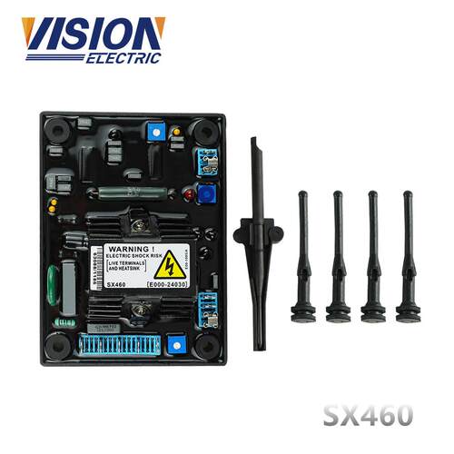 SX460柴油发电机组自动电压调节器AVR E000-24602调压板 搭配橡胶