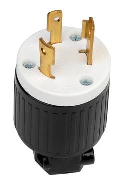 LK6331 NEMA L5-30P美规大功率插头30A 125V工业接线插头