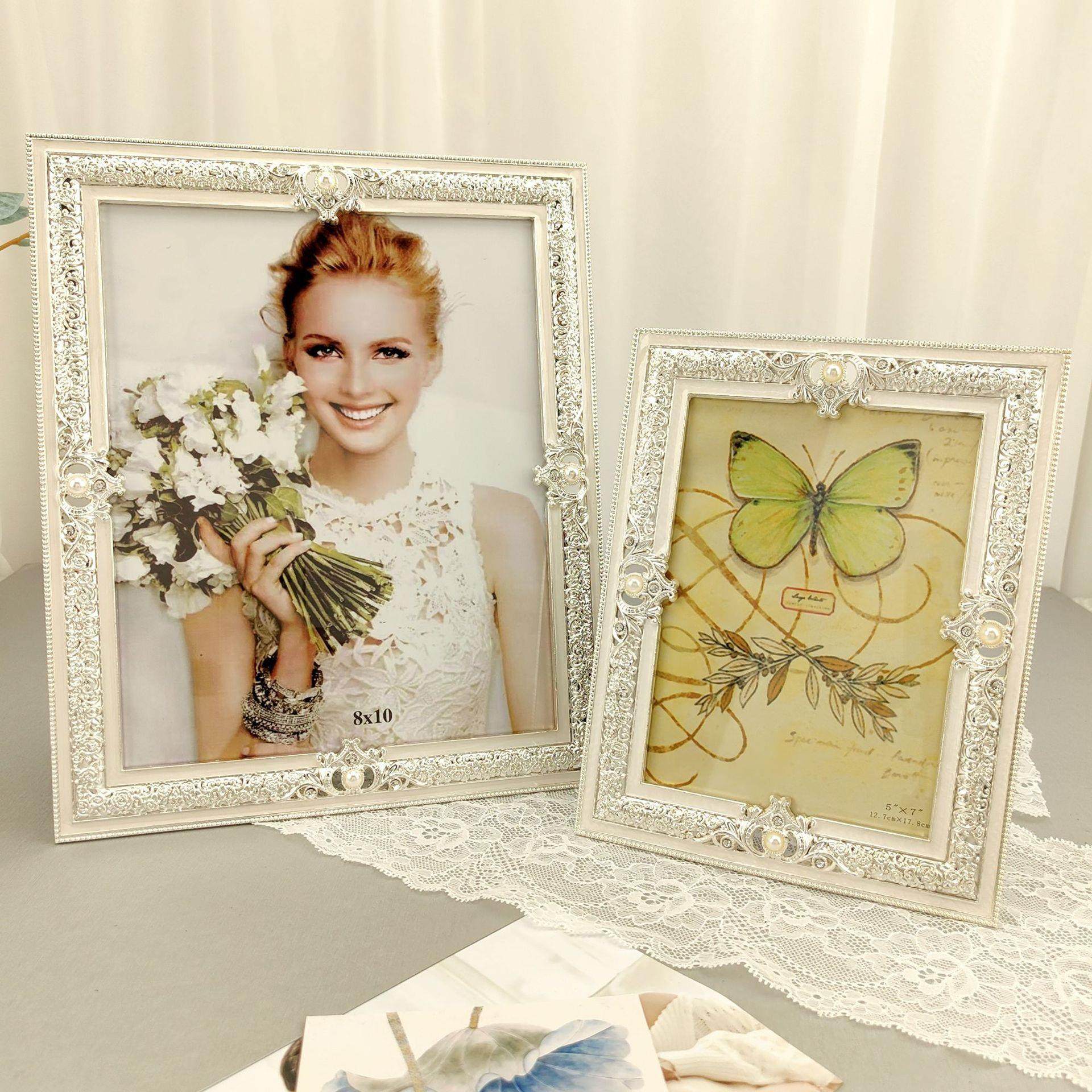 锌合金金属简约大气婚纱照结婚照情侣写真摆台相框,家居饰品,DIY亲子装饰画,淘宝优惠券,粉丝福利购,淘宝优惠卷