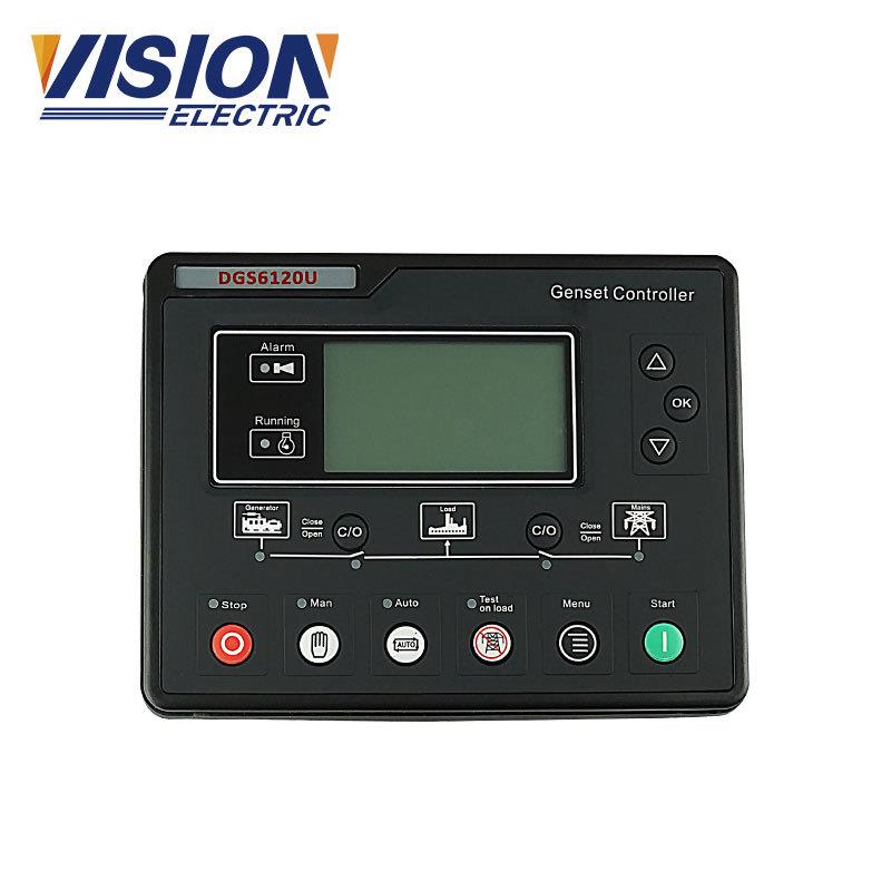 柴油发电机组控制器HGM6120U控制模块液晶显示屏6120U