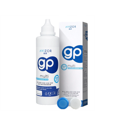 avizor优卓gp护理液硬性隐形眼镜RGP角膜塑形镜ok镜去除蛋白240ml