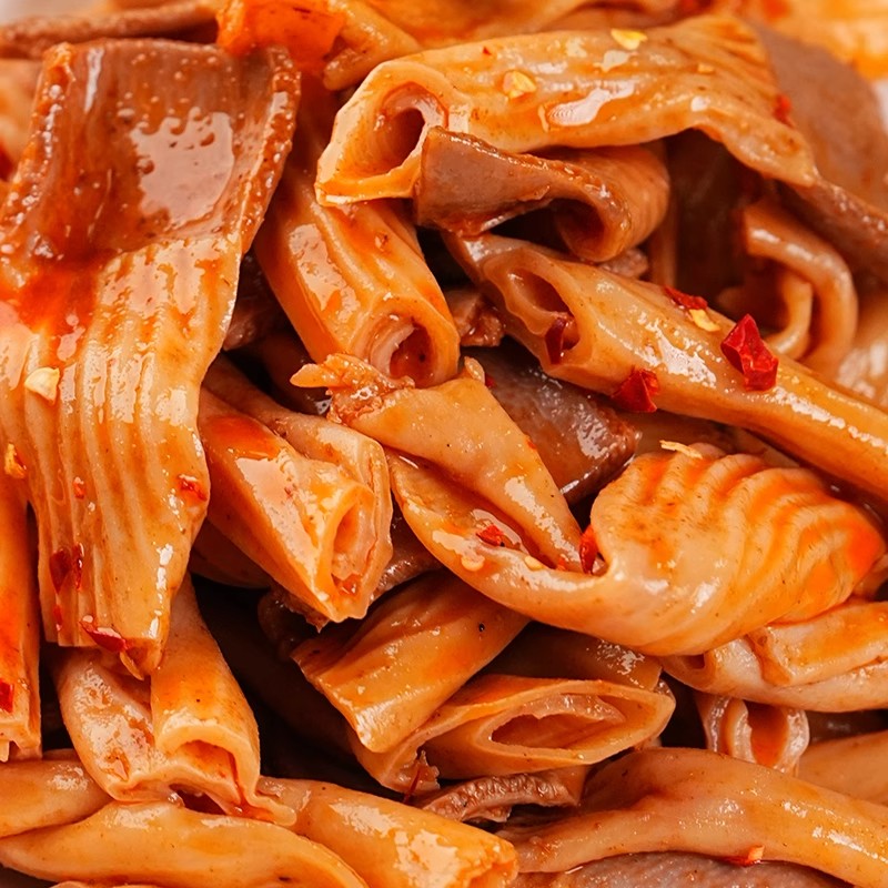 湖南特产香辣鸭脆肠美食熟食卤味小吃鸭肠头特辣味开袋即食零食