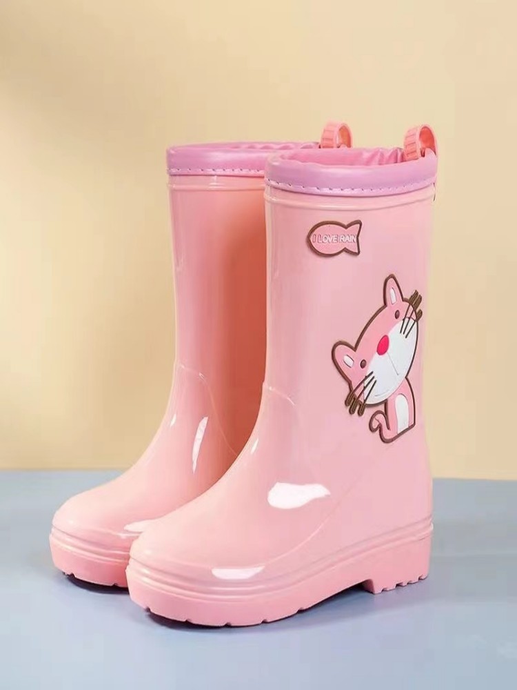 儿童雨鞋男童宝宝防滑雨靴女童学生小童幼儿水鞋防水小孩女款胶鞋