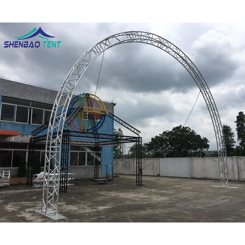 400x40HPX0弧形铝r合金灯光架 展览挂出活动t灯uss演舞台架