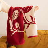 复古白色郁金香毛巾洗脸纯棉家用洗脸巾新款 女柔软吸全棉不易掉毛