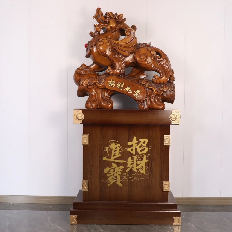 招财貔貅聚财金蟾皮休落地工艺品摆件办公室开业饭店乔迁庆典礼品