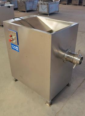 冻速鱼冻肉绞OEX肉动机 鲜冻快肉自绞肉机 绞肉不锈钢单绞机