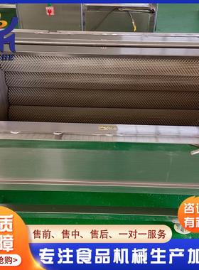 不锈DZO蔬钢果毛芋辊清洗机山 头药去皮毛辊清洗机加工生产