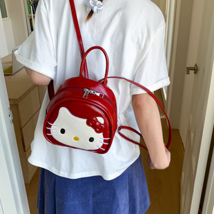 可爱Hellokitty迷你背包女2025夏新款 时尚 高颜值精致百搭双肩包
