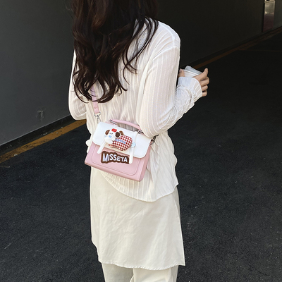 儿童送礼物卡通小狗公仔迷你包包女2026年洋气百搭单肩斜挎手拎包
