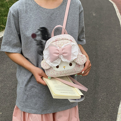 可爱高级感小众卡通迷你包包女2026新款少女风外出旅行百搭双肩包