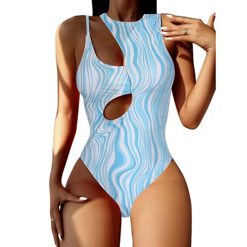 速发2021  Piece Swiuit Sexy Swimwr Wo Orage os