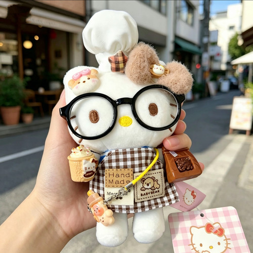 正版HelloKitty包包挂件KT猫书包挂饰公仔凯蒂猫钥匙扣生日礼物女