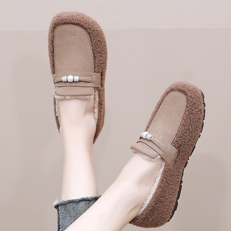 华歌韵时尚休闲毛毛鞋