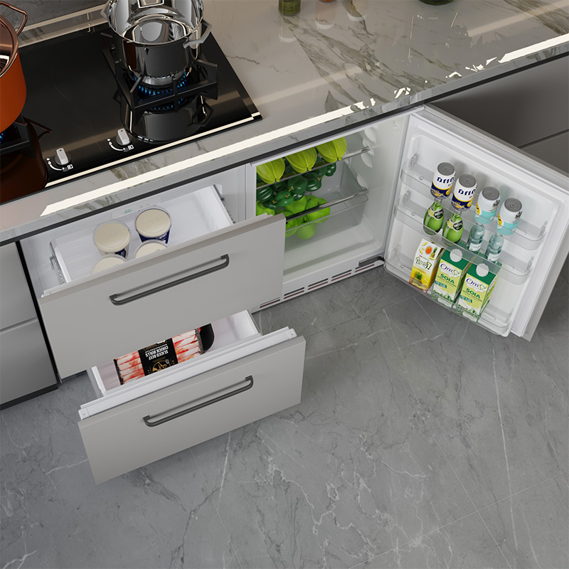 尊贵底部散热嵌入式冰箱对开门